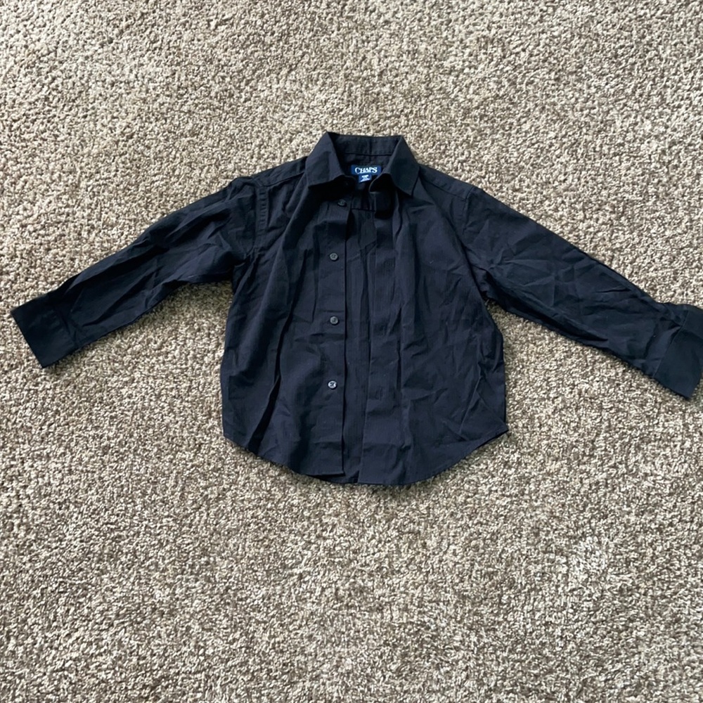 Chaps Button Up Boys Shirt Size XXS 4-5